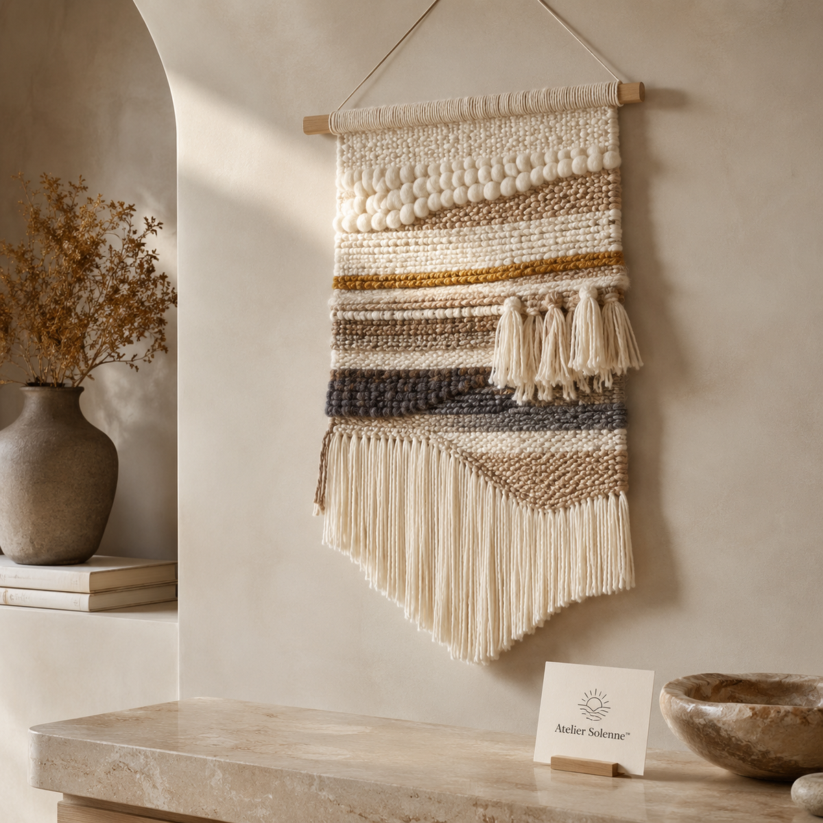 Atelier Solenne™ Textured Woven Wall Hanging